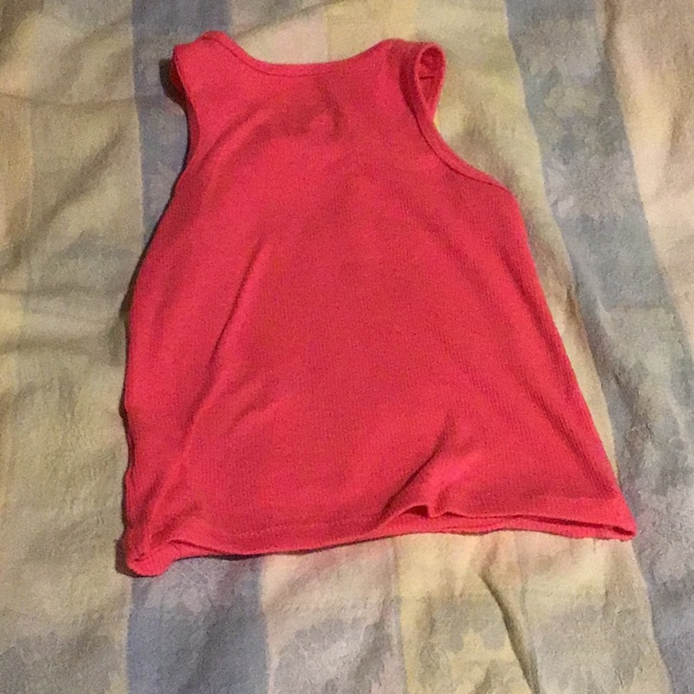 Cute hot pink tank top!